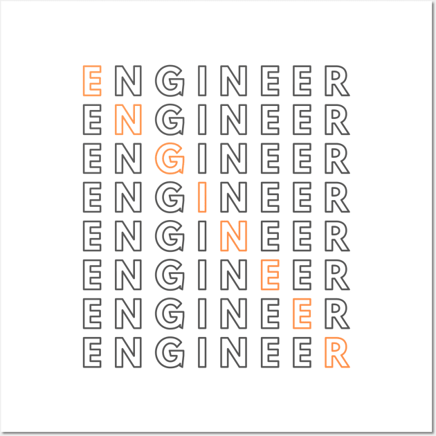 Engineer Wall Art by JuanaBe